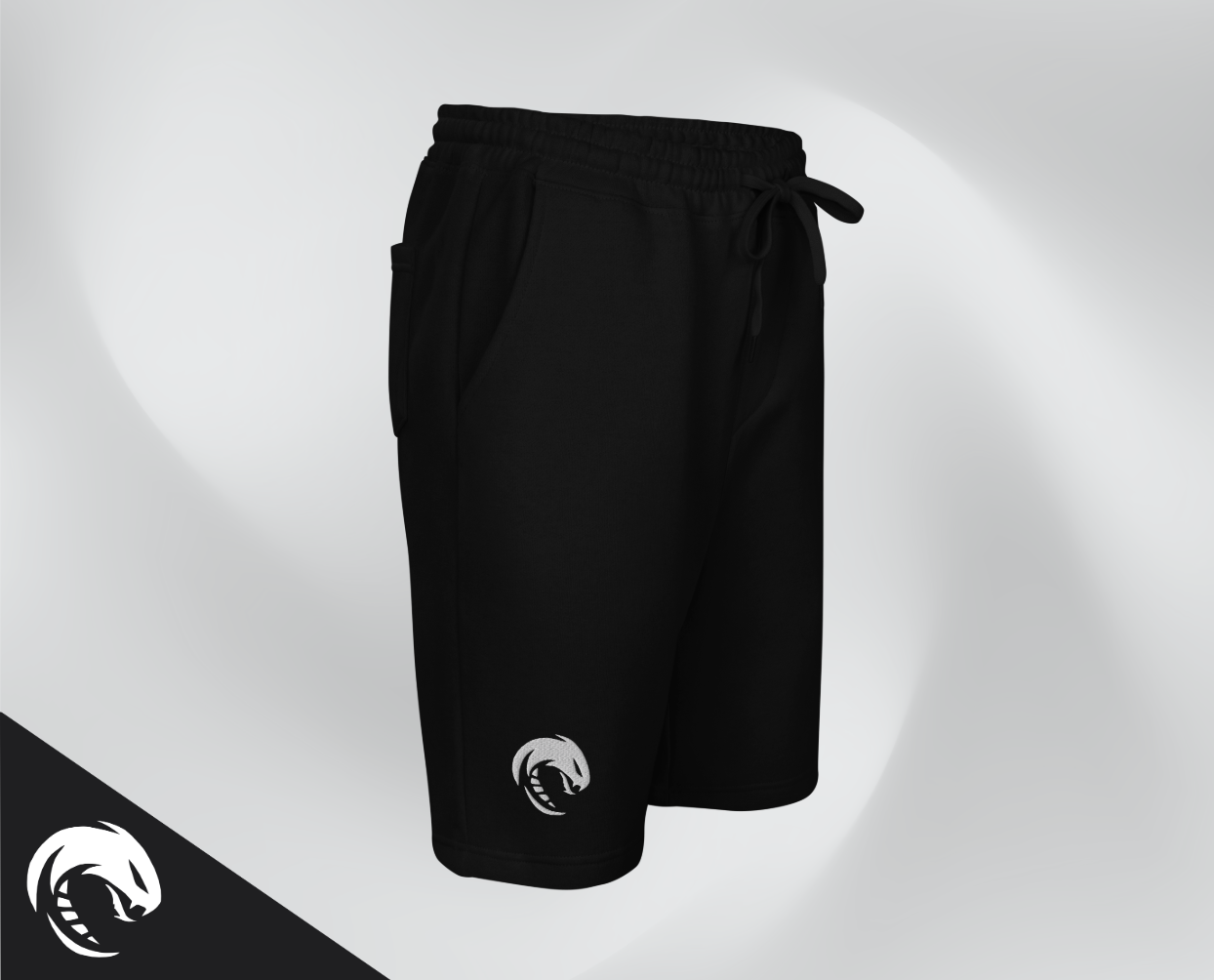 KTS BLACK FLEECE SHORTS