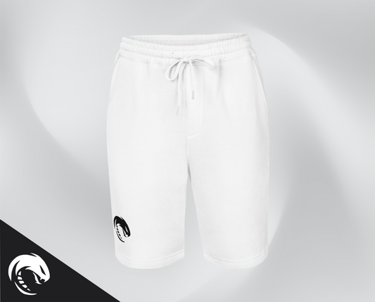 KTS WHITE FLEECE SHORTS