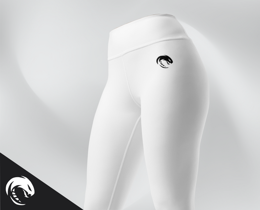 KTS White Yoga Leggings